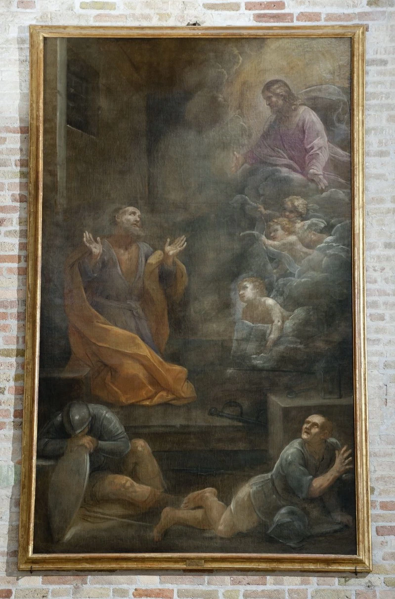98-Gesù Cristo appare a San Marco in carcere